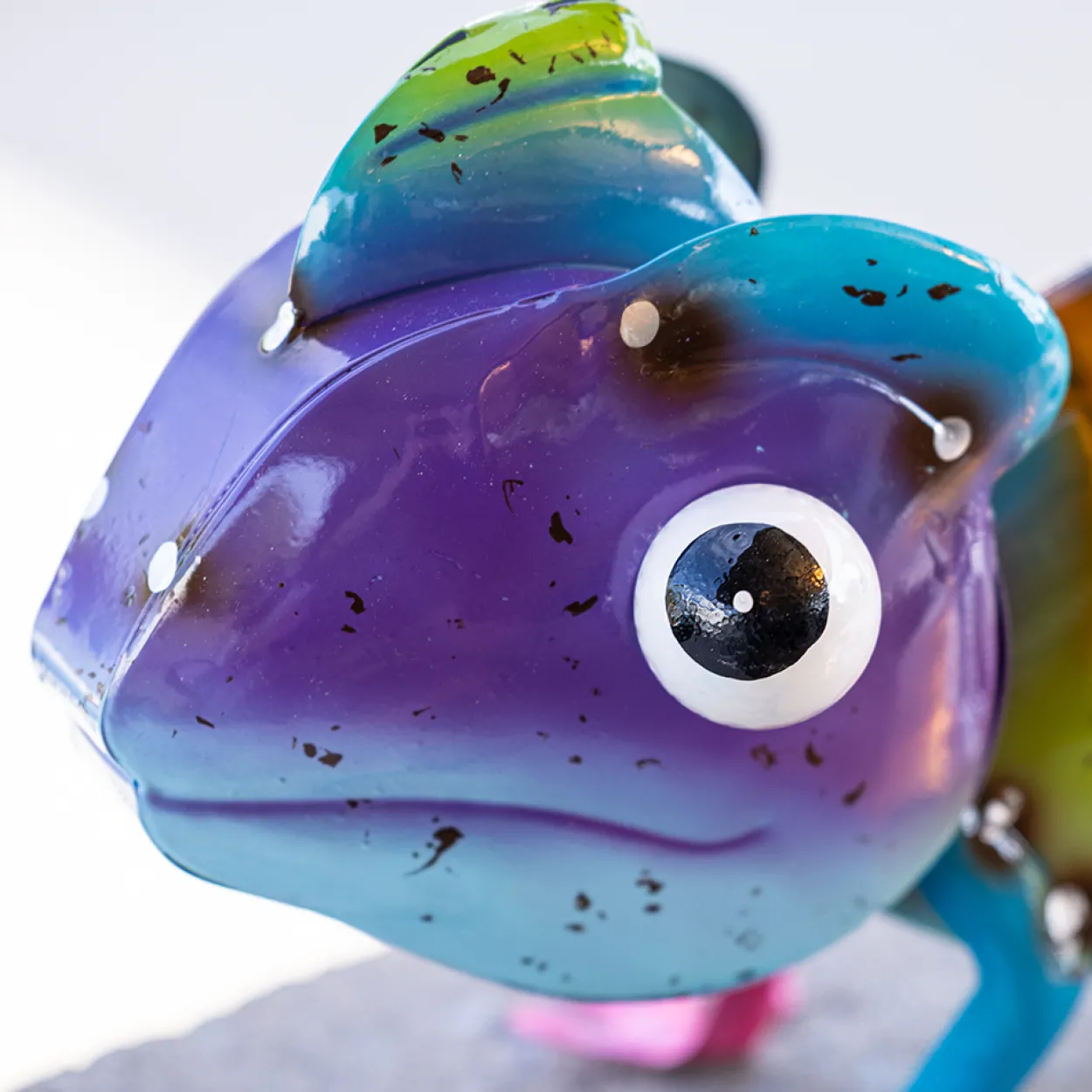 Metalleidechse, ca. 34 x 11 x 16 cm – Multicolor