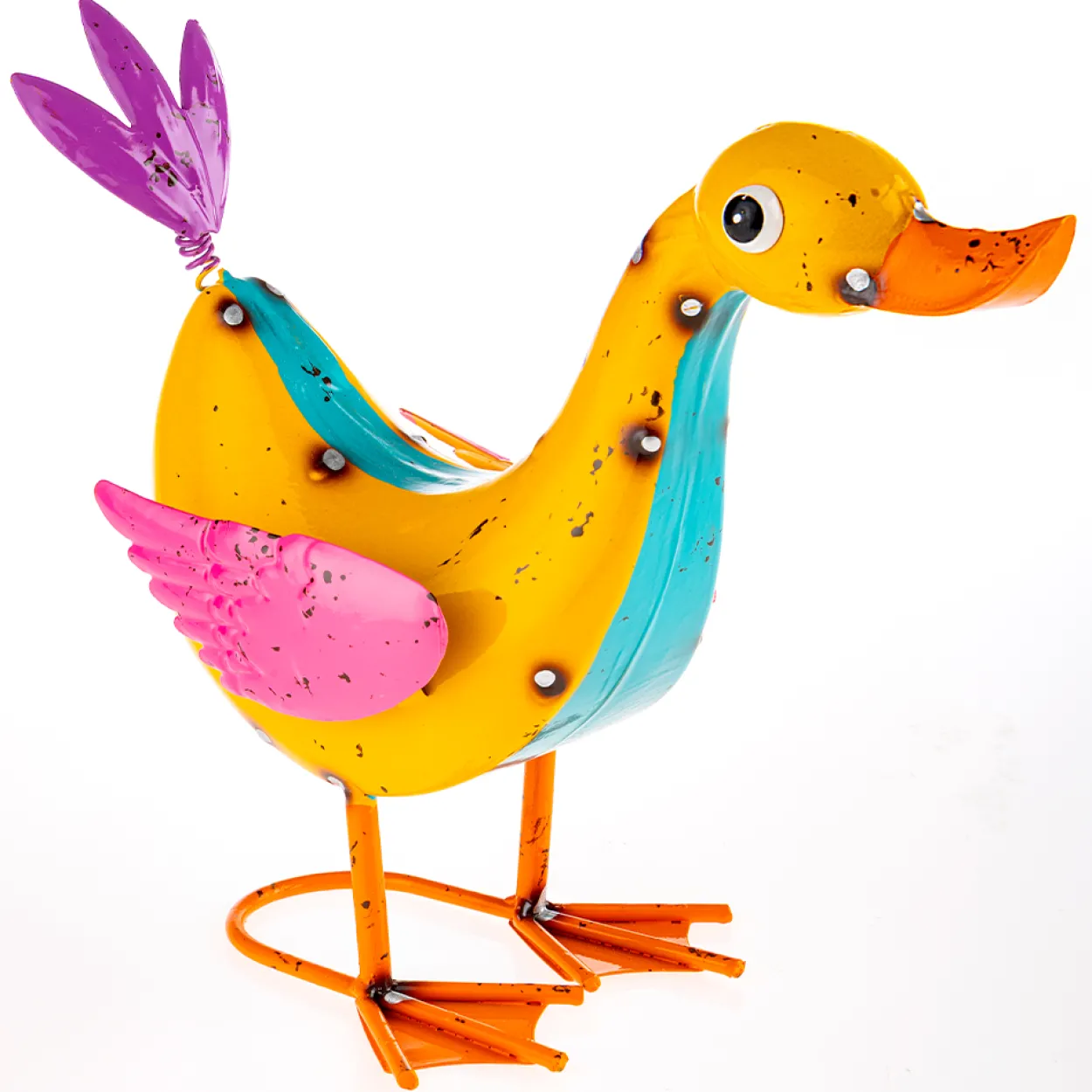 Metallente, ca. 32,5 x 14 x 24,5 cm – Multicolor