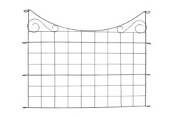 Metall-Gartenzaun, M4, pulverbeschichtet, ca. 77,5 x 64 cm - Anthrazit