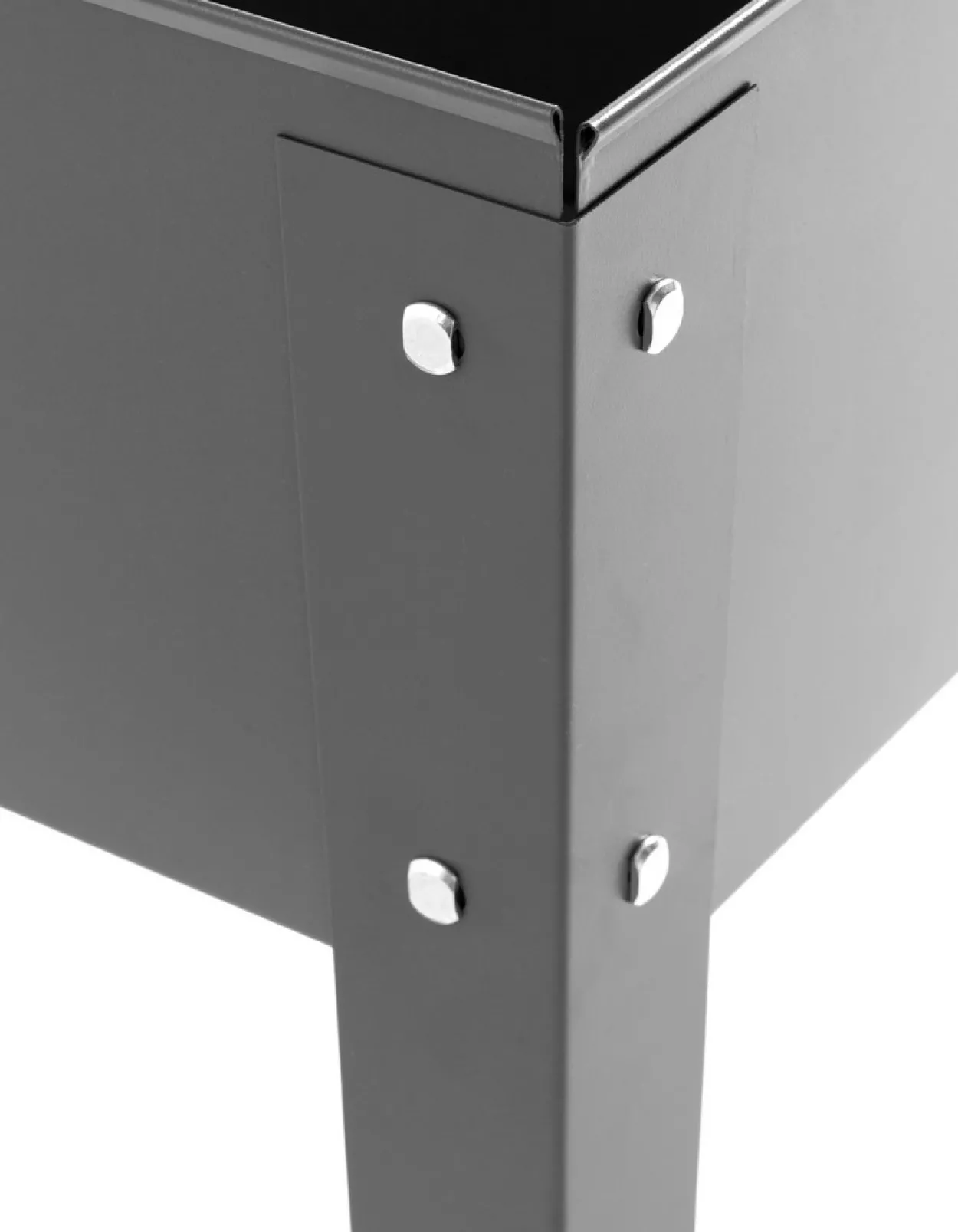 Metall-Hochbeet, ca. 100 x 40 x 80 cm - Anthrazit