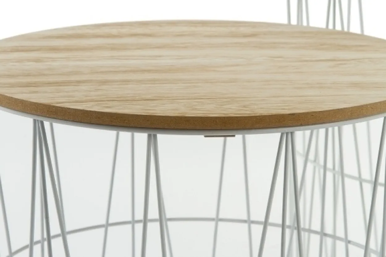 Metalltischset "Max" in weiß