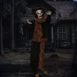 1,7m Halloween Dekoration Horror-Clown Spezialeffekten Soundfunktion