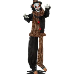 1,7m Halloween Dekoration Horror-Clown Spezialeffekten Soundfunktion
