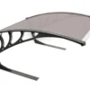 Mähroboter-Garage aus Polycarbonat, ca. 103 x 77 x 45,5 cm - Anthrazit