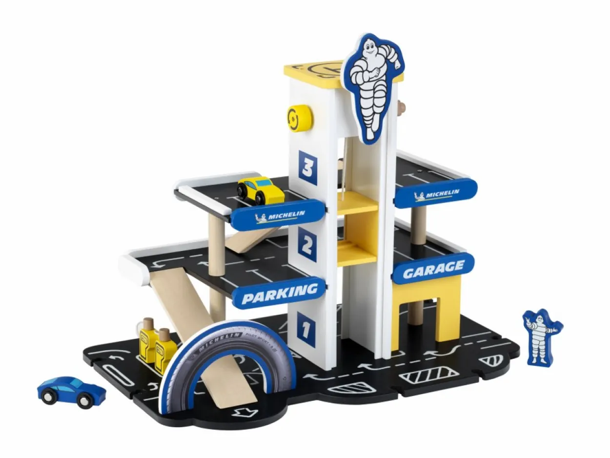 Michelin Parkhaus mit 3 Ebenen, Holz