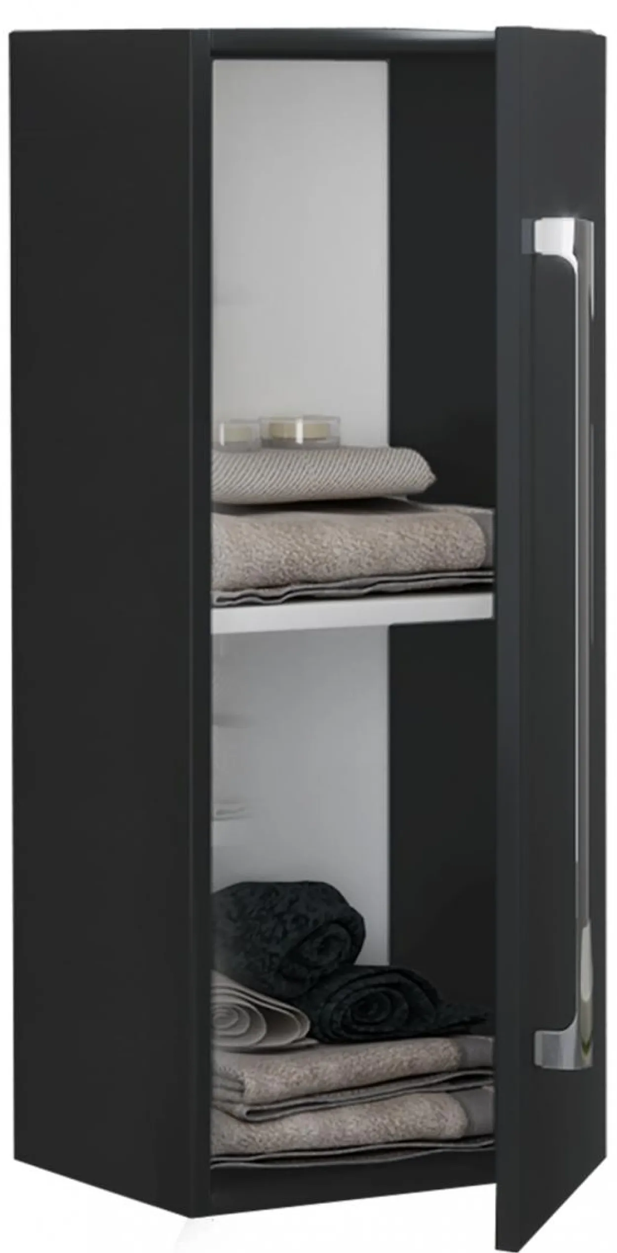 Midischrank große Tür VCB 3 Schwarz