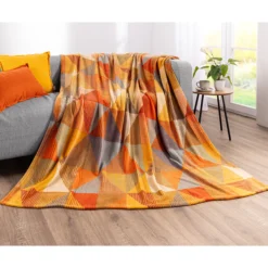 Mikrofaser- Flauschdecke ca. 150 x 200 cm