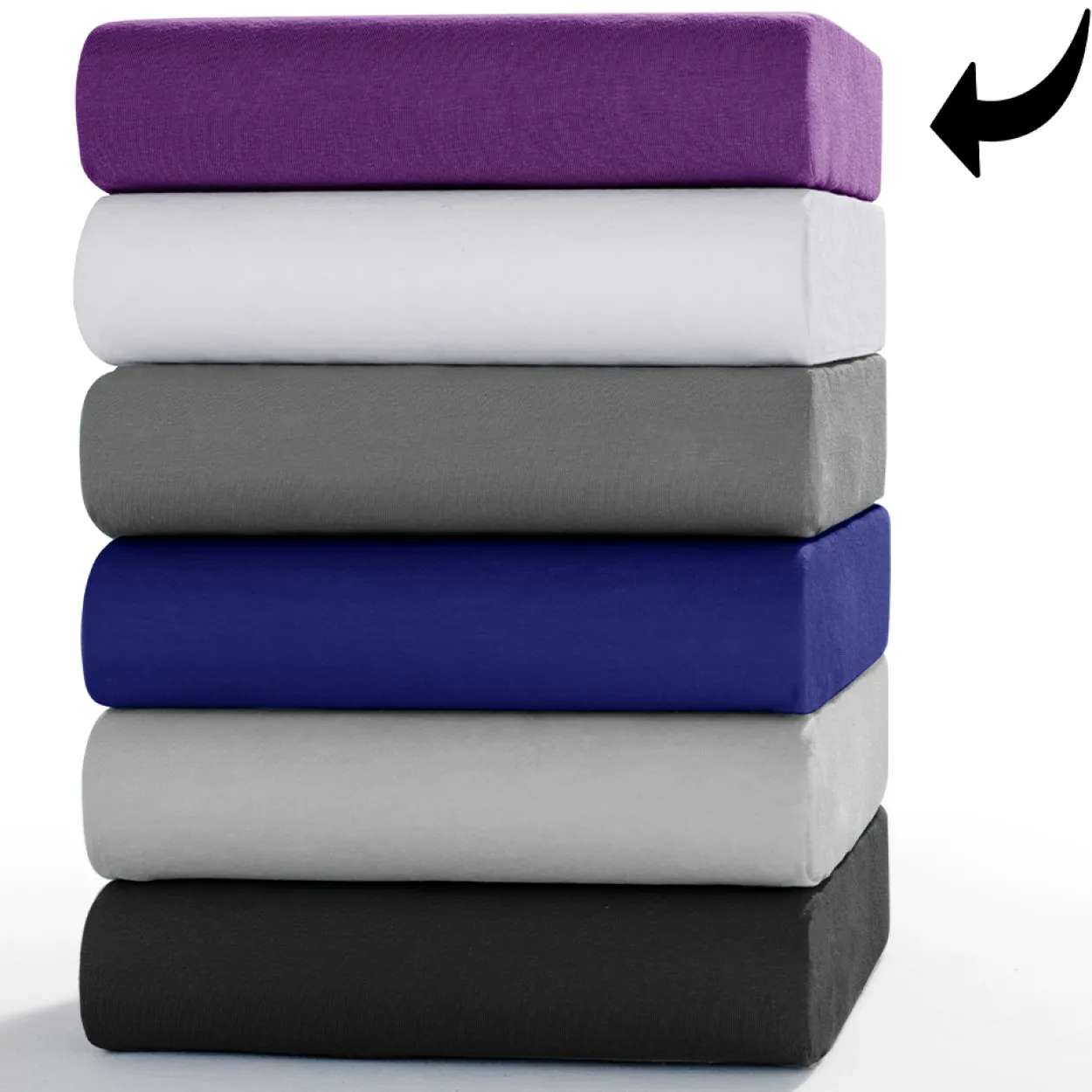 Mikrofaser-Interlock Flanell-Spannbetttuch
