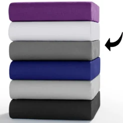 Mikrofaser-Interlock Flanell-Spannbetttuch