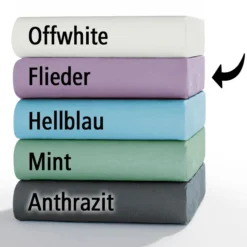 Mikrofaser-Interlock-Spannbetttuch - ca. 90 - 100 x 200 cm