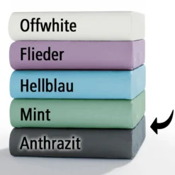 Mikrofaser-Interlock-Spannbetttuch - ca. 90 - 100 x 200 cm