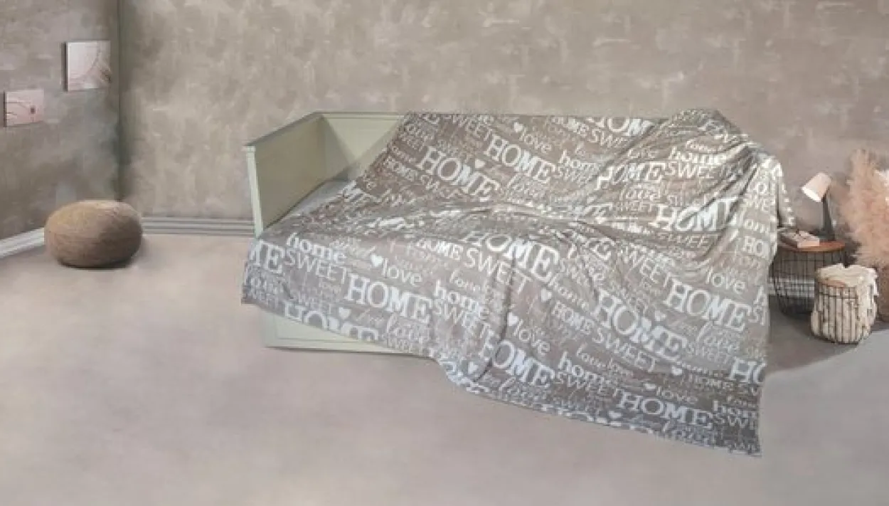Mikrofaser Wohndecke XXL