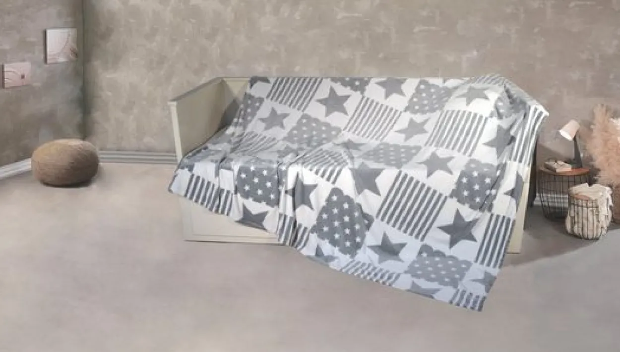 Mikrofaser Wohndecke XXL