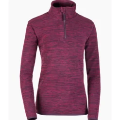 Mikrofleece-Troyer "Space Dyed" für Damen
