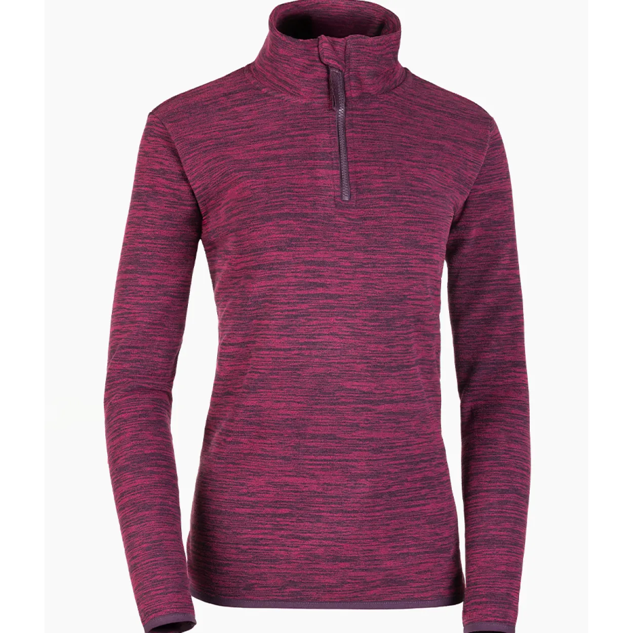 Mikrofleece-Troyer "Space Dyed" für Damen