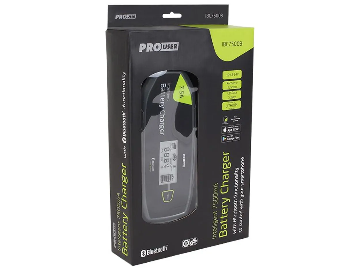 Mikroprozessor Ladegerät Bluetooth 7,5A IBC 7500B