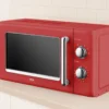 Mikrowelle, 700 W, 20 L, Rot