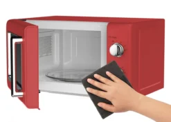 Mikrowelle, 700 W, 20 L, Rot