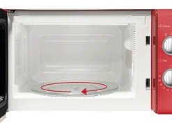 Mikrowelle, 700 W, 20 L, Rot