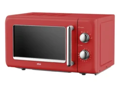 Mikrowelle, 700 W, 20 L, Rot