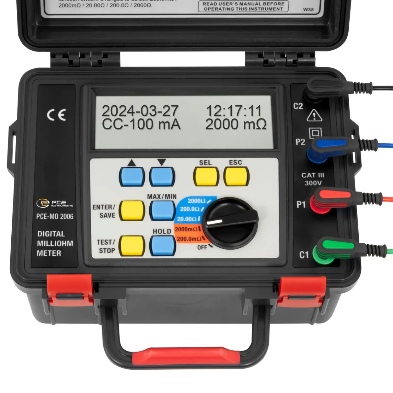 Milliohmmeter PCE-MO 2006