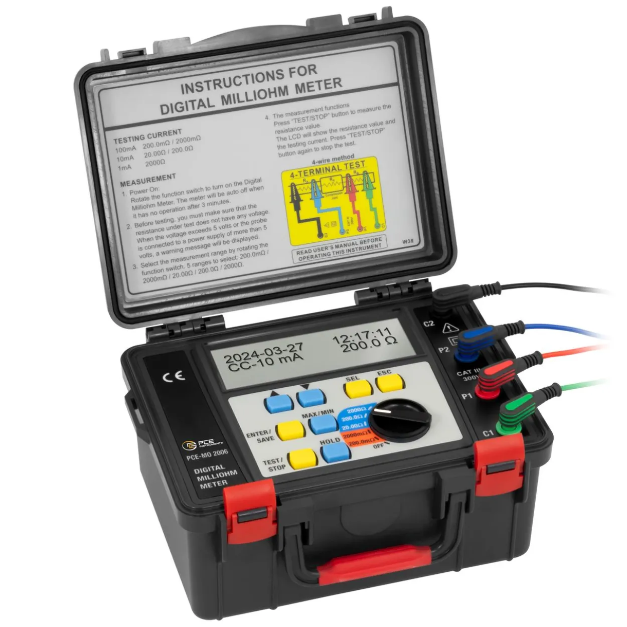 Milliohmmeter PCE-MO 2006