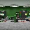 MINECRAFT - Bücherregal, Regal mit 4 Fächern, Gaming Möbel