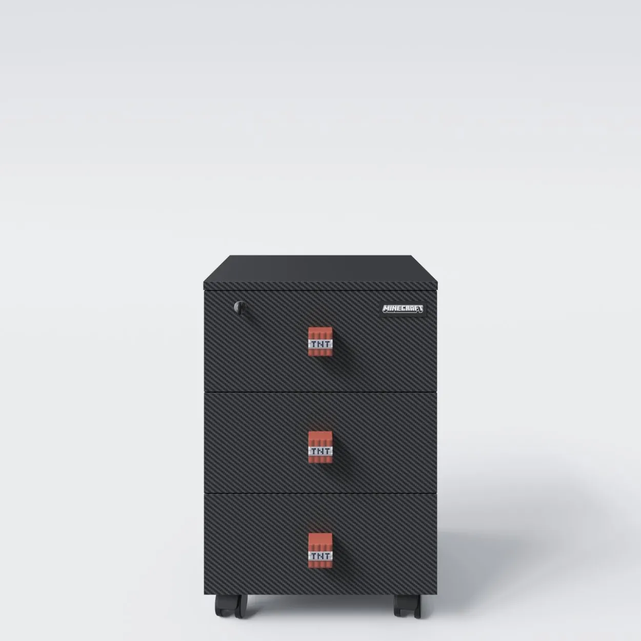 MINECRAFT Rollcontainer, Kommode, Beistelltisch, Gaming-Möbel