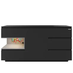 MINECRAFT - Sideboard mit 5 Schubladen, 1 Tür und Konsolenfach, Kommode