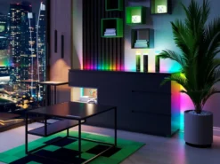 MINECRAFT - Sideboard mit 5 Schubladen, 1 Tür und Konsolenfach, Kommode
