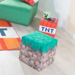 MINECRAFT - Sitzhocker, Pouf, Ottomane, Fußablage