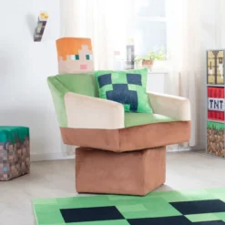 MINECRAFT - Teppich, Spielteppich, quadratisch, pflegeleicht
