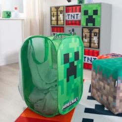 MINECRAFT - Wäschebox, Wäschesack, Korb, Aufbewahrung