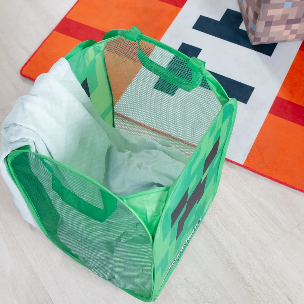 MINECRAFT - Wäschebox, Wäschesack, Korb, Aufbewahrung