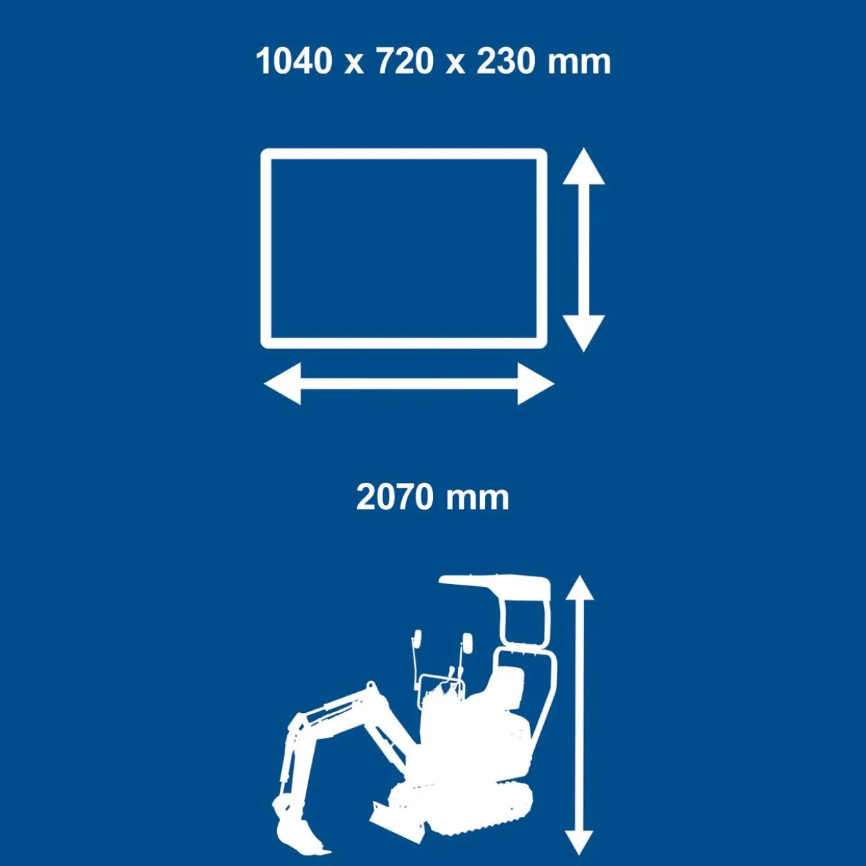 Minibagger EXC815 – XXL Set