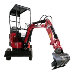 Minibagger HZC Power BVR600K, Benzin, 600 Kg, Rädern