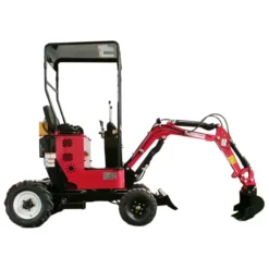 Minibagger HZC Power BVR600K, Benzin, 600 Kg, Rädern