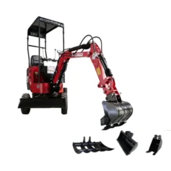 Minibagger HZC Power BVR600K, Benzin, 600 Kg, Rädern