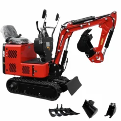 Minibagger HZC Power SDKB801, Diesel, 814 Kg, schmal