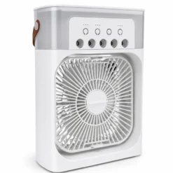 Mini Luftkühler mit Wassertank USB-C LED Timer
