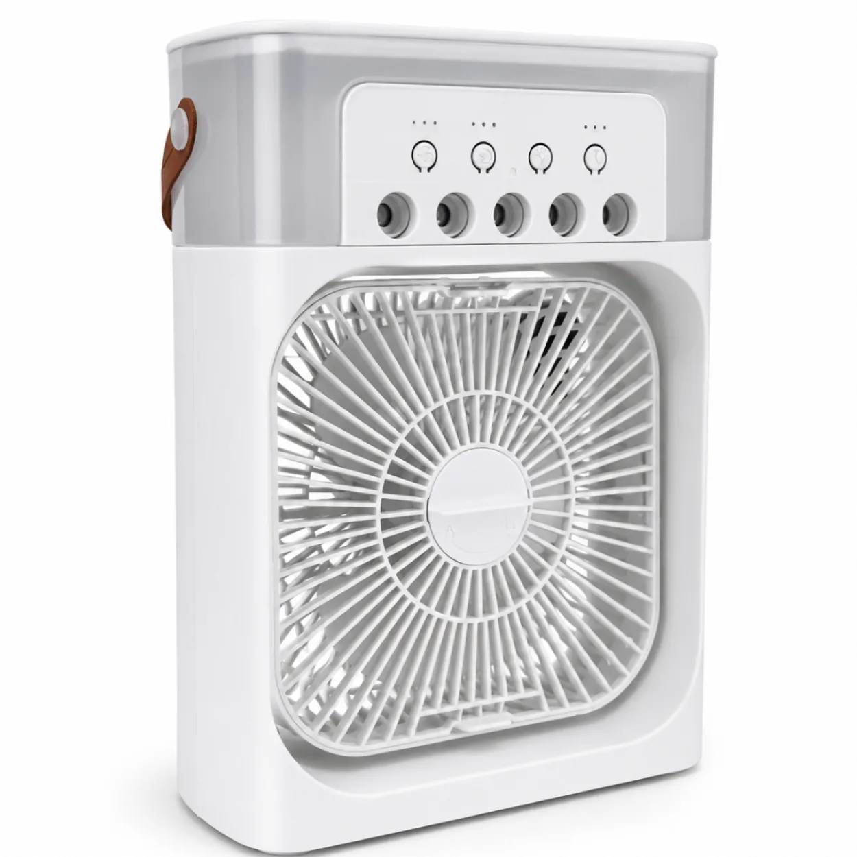 Mini Luftkühler mit Wassertank USB-C LED Timer