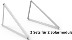 MiniPV Aufständerung, 114cm, für 2 Module