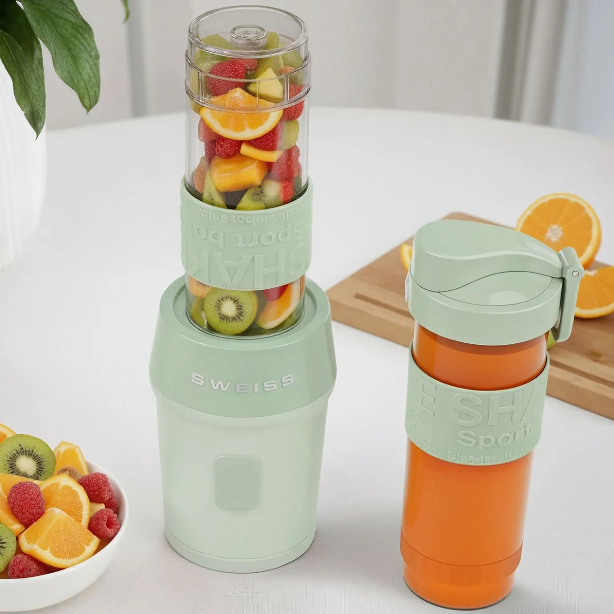 Mini Smoothie Maker 570mL MOOV7 Grün