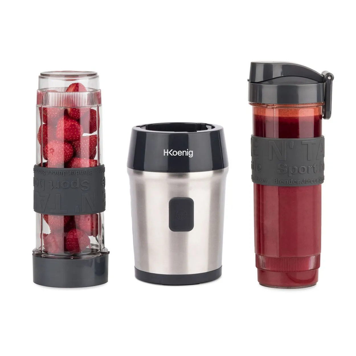 Mini Smoothie Maker 570mL SMOO9 Silber/Schwarz