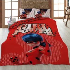Miraculous Ladybug Bettwäsche 140x200 + 63x63 cm aus Mikrofaser
