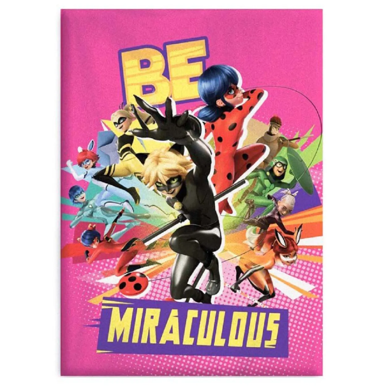 Miraculous Ladybug Kinder Fleecedecke 140 x 100 cm