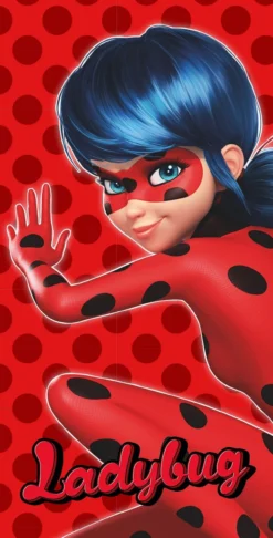 Miraculous Ladybug Strandtuch Baumwolle 70x140 cm