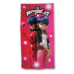 Miraculous Ladybug Strandtuch 70x140 cm – Weich & Leicht