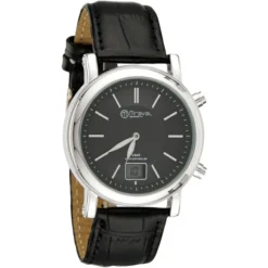 Miraval Funk-Armbanduhr mit Lederarmband Funkuhr 42 mm Leder 20 mm Funksignal