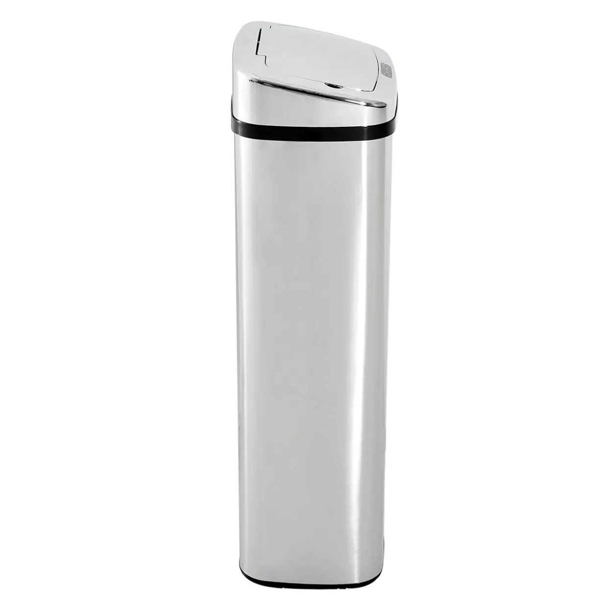 Mülleimer Automatik mit Sensor Abfalleimer Küche Edelstahl 50/68L Silber